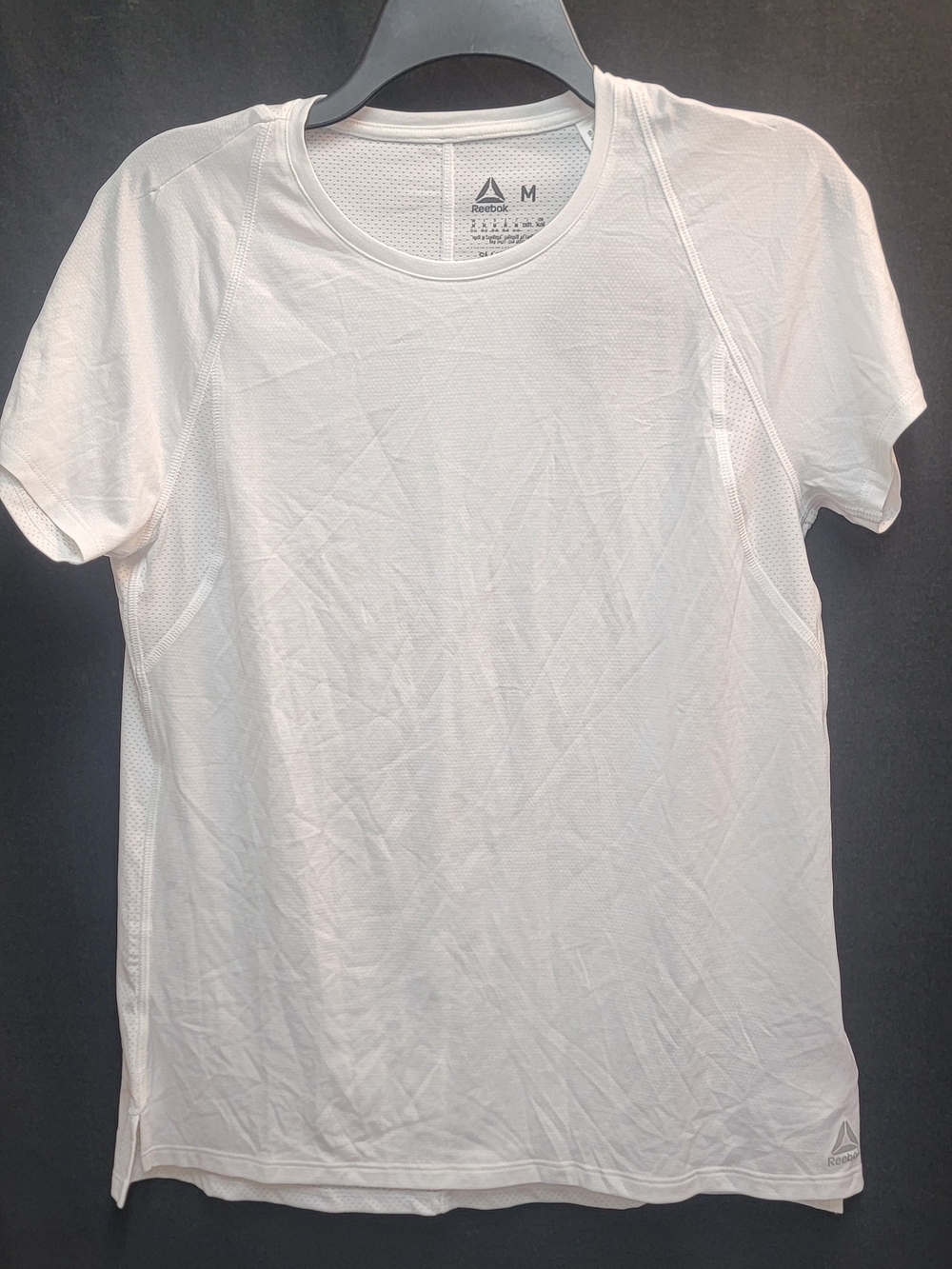 Reebok Men’s White Performance Short Sleeve Shirt - M